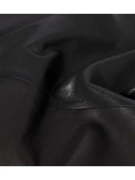 Fular Lemaire din piele negru