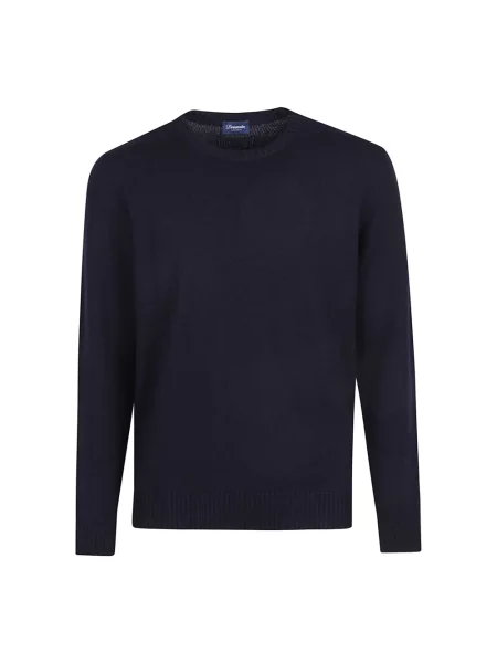 Sweter Drumohr niebieski