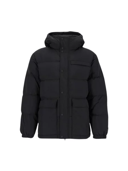 Kurtka puchowa Maison Kitsune z kapturem czarna
