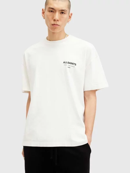AllSaints oversize kratka majica bela
