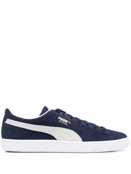 Sneakerși Puma Suede din piele de căprioară albastru