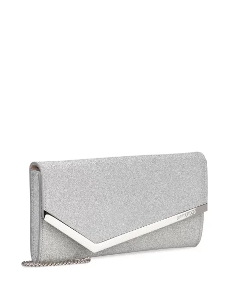 Geantă plic Jimmy Choo gri