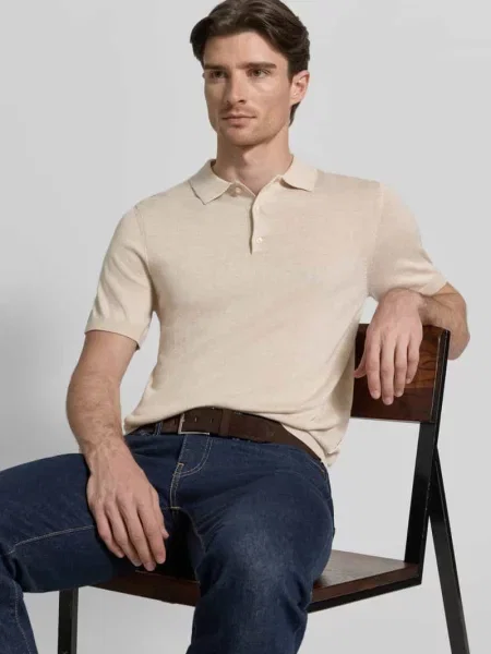 Koszulka polo o kroju regular fit z listwą guzikową model BELLS' Casual Friday