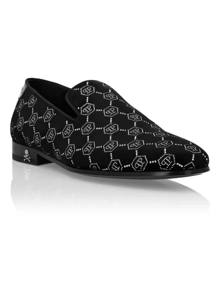 Półbuty Philipp Plein skórzane czarne