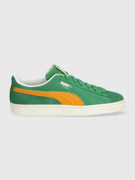 Superge iz semiša Puma Suede Patch zelena