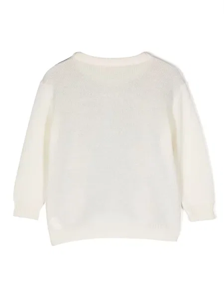 Sweter dziecięcy La Stupenderia biały