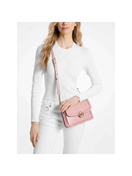 Torebka crossbody Michael Kors skórzana różowa