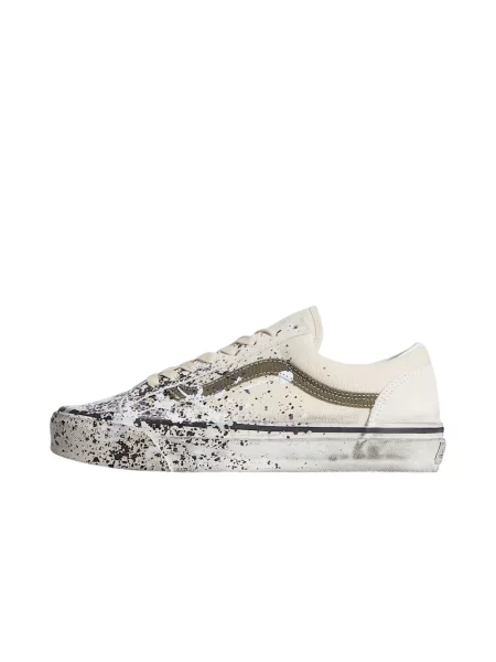 Sneakersy Vans Old Skool skórzane beżowe
