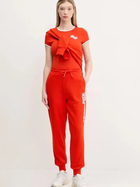Kratka majica Karl Lagerfeld Jeans oranžna
