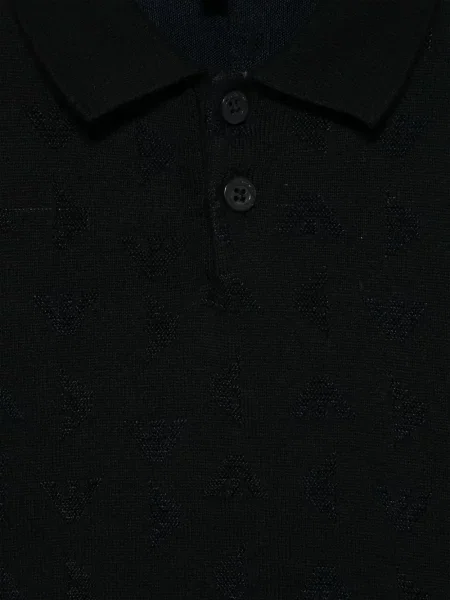 Koszulka polo dziecięca Emporio Armani niebieska