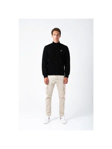 Lacoste Bluza Mężczyźni jednolity 3 czarny