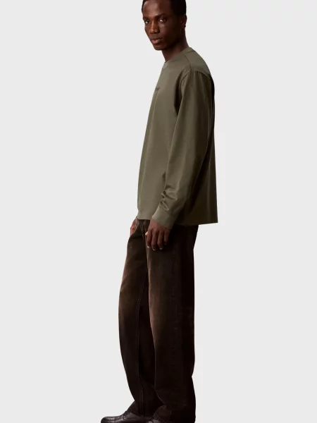Лонгслів Calvin Klein зелений