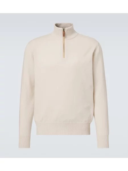 Pulover Tod's din cașmir alb