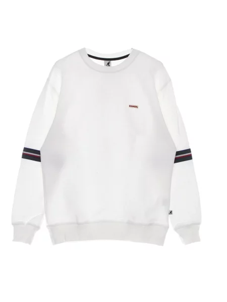 Lekka bluza Kangol z okrągłym dekoltem biała