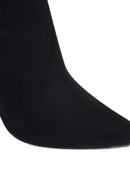 Botine Ginissima din piele de căprioară negru