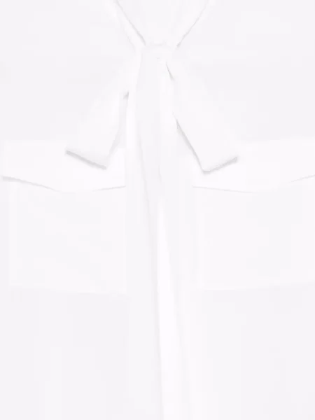 Bluzka 7 For All Mankind wiązana biała