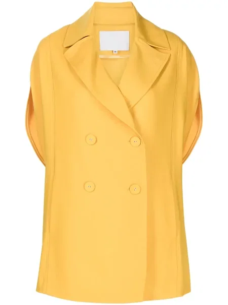 Kurtka Costarellos dwurzędowa żółta