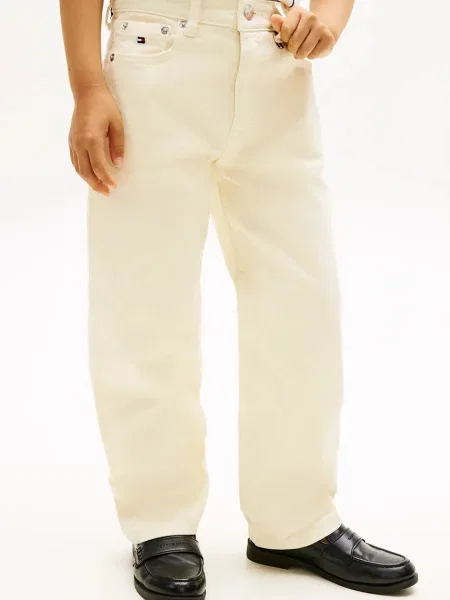 Tommy Hilfiger relaxed fit traperice za djecu RELAXED bež