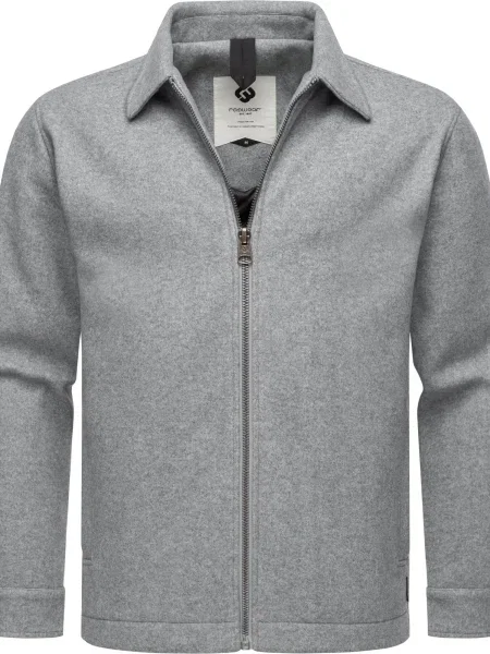 Ragwear Prehodna jakna Azzte Felt pegasto siva