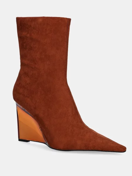 Боти Jeffrey Campbell Beth-Ann със скосена платформа кафяво