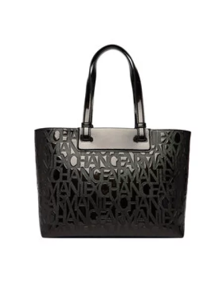 ARMANI EXCHANGE Nakupovalna torba LIZ' črna