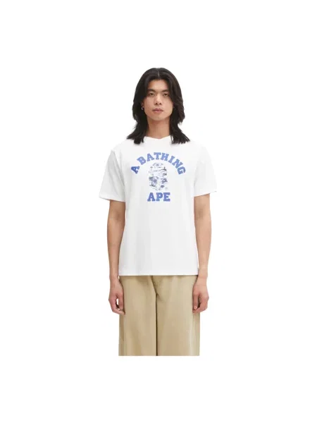 Koszulka A Bathing Ape® w kamuflażu biała