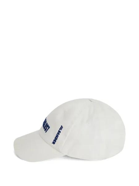 Șapcă Jil Sander cu broderie alb