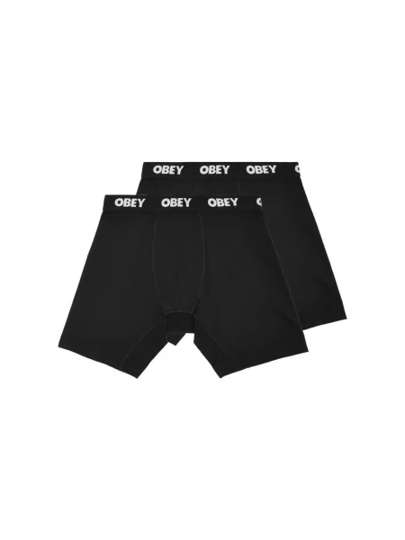 Bokserice Obey business crna