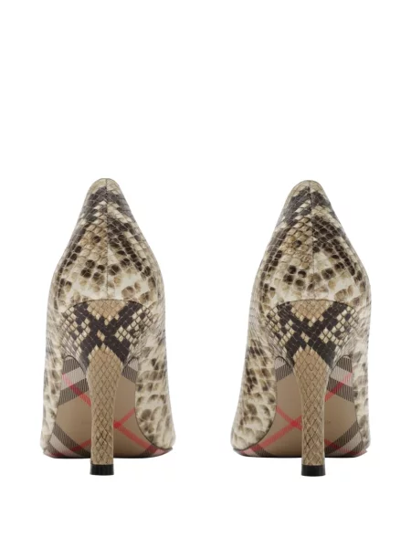 Pantofi cu toc Burberry din piele cu imagine