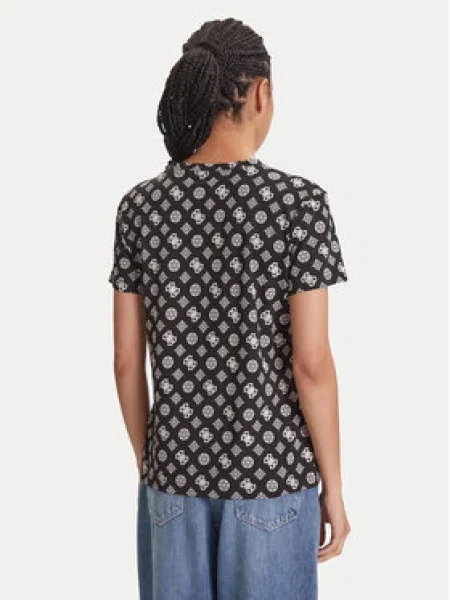 Guess Póló Regular Fit fekete