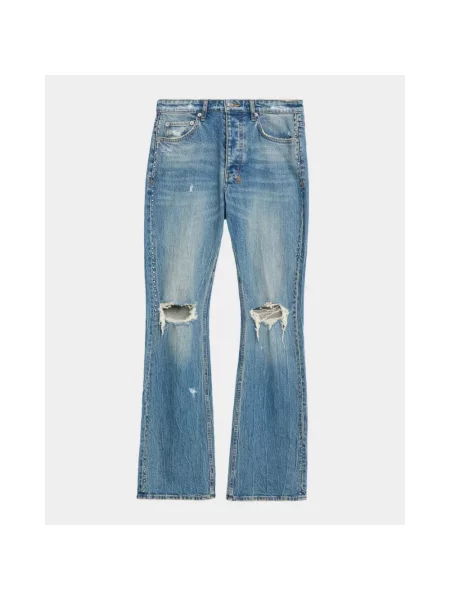 Jeansy Ksubi z ćwiekami niebieskie