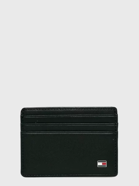 Tommy Hilfiger Δερμάτινο πορτοφόλι Eton μαύρο