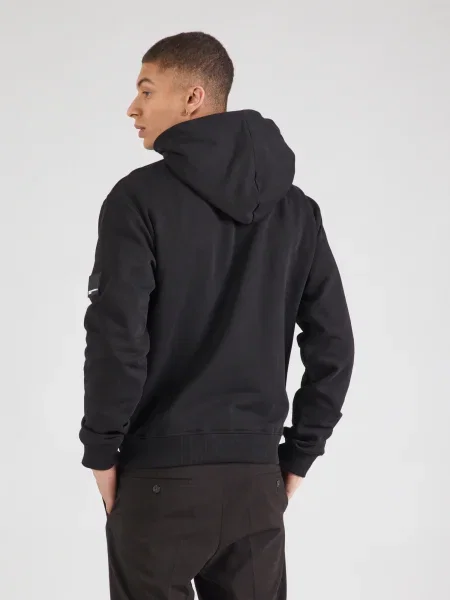 Geacă de blugi Karl Lagerfeld Jeans negru