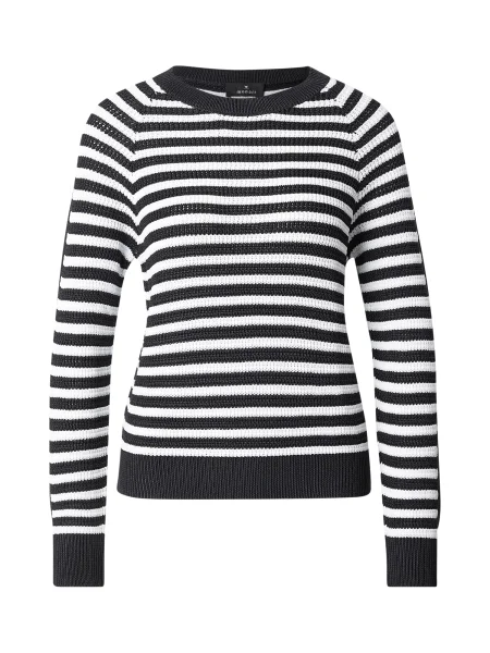 Monari Pulover negru alb