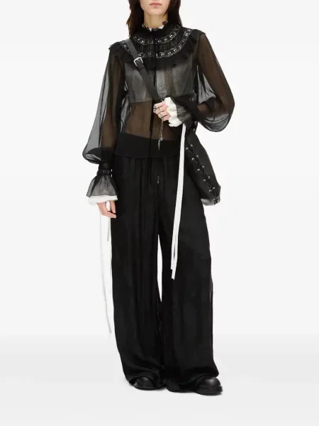Gulerat bluză Ann Demeulemeester negru
