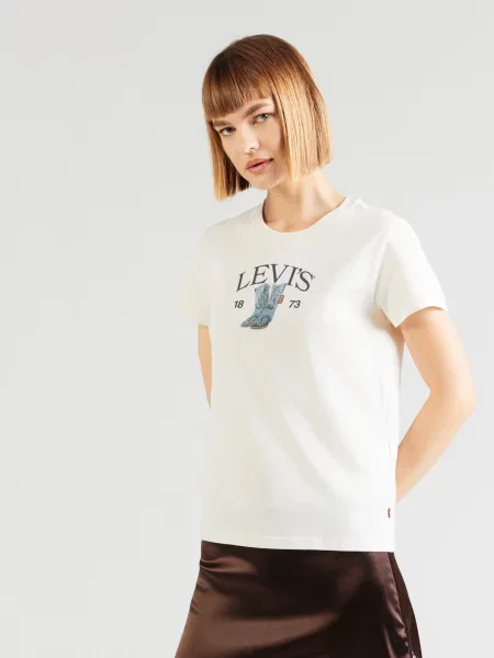 LEVI'S ® Tričko THE PERFECT opálová / modrosivá / tmavosivá / biela béžová