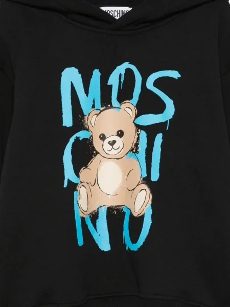 Bluza z kapturem dziecięca Moschino czarna