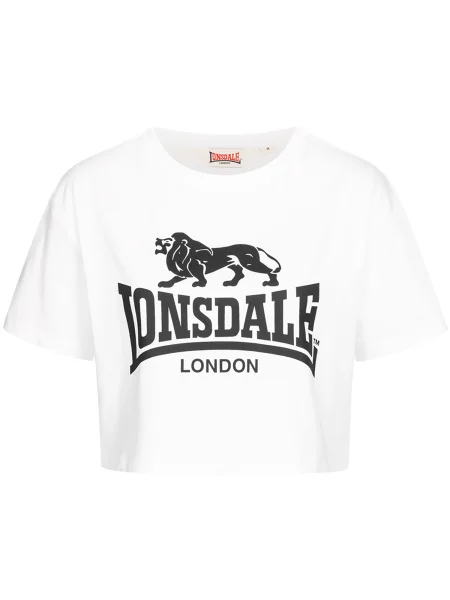 LONSDALE Tricou negru alb