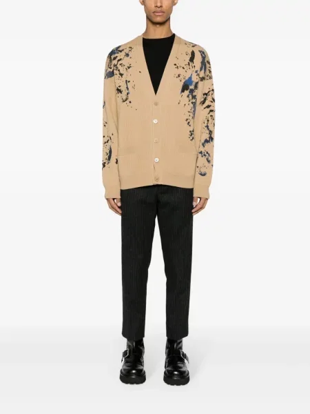 Cardigan Moschino de lână maro