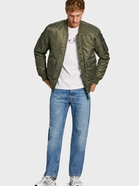 Джинсова куртка Pepe Jeans зелена
