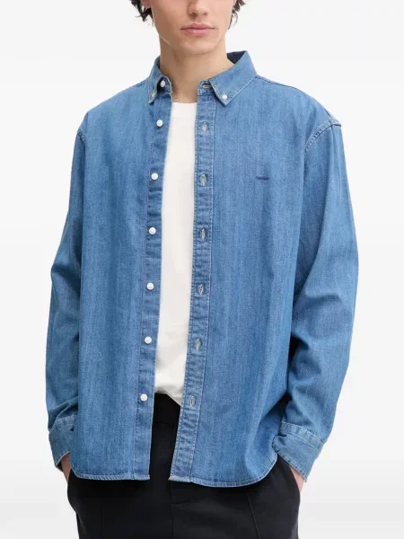 Pulover Levi's® cu autograf cu cordon cu 5 buzunare alb