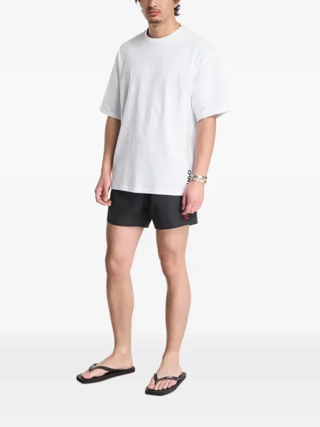 Tricou Hugo cu imagine alb