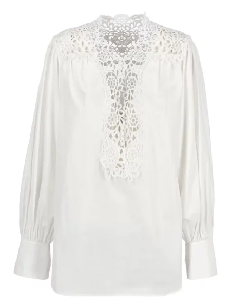 Bluză Ermanno Scervino din dantelă alb