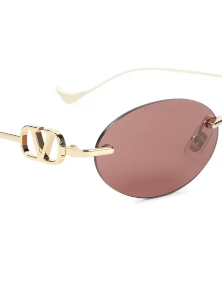 Овални слънчеви очила Valentino Garavani Eyewear с автограф