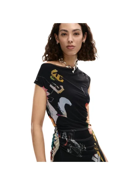 Rochie Desigual din tul negru