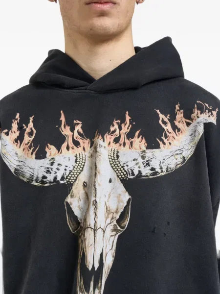 Majica s kapuljačom Represent crna