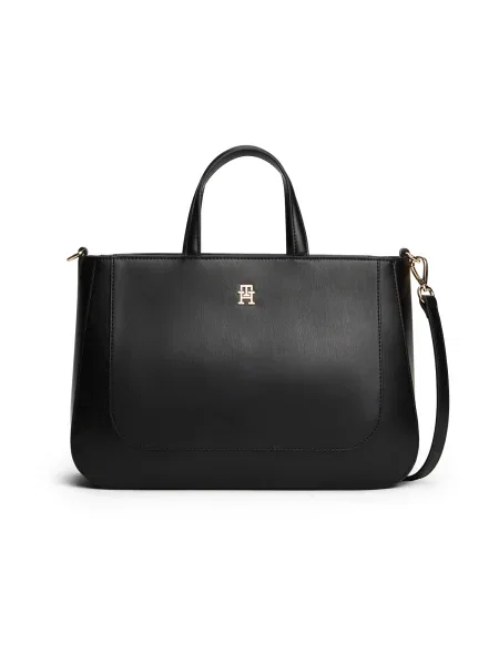 Tommy Hilfiger Torbica Th Glam Satchel crna