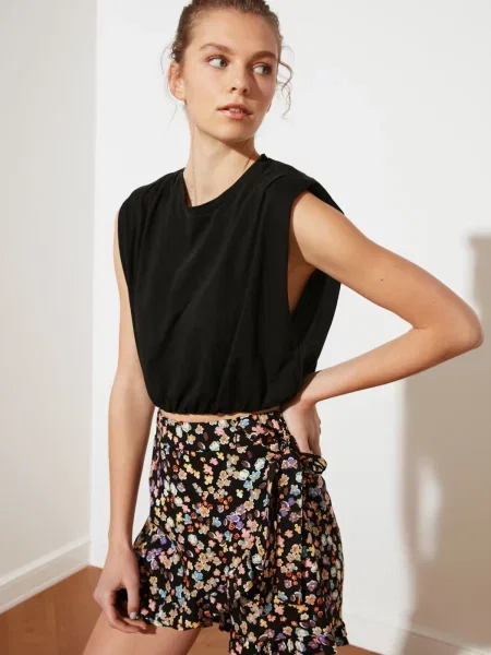 Pantaloni Trendyol negru