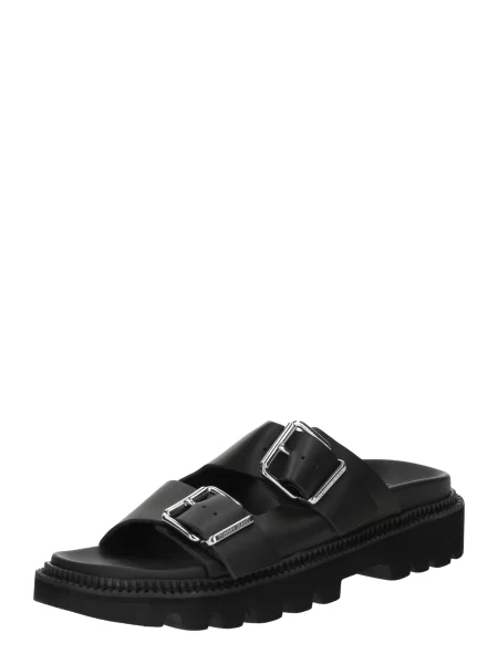 Tommy Jeans Natikače Double Strap Sandal crna