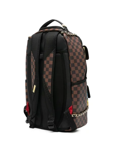 Rucsac Sprayground în carouri maro